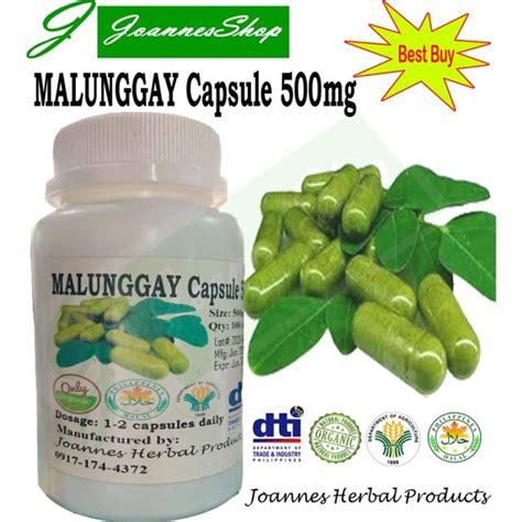 best time to drink malunggay capsule